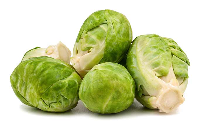 Brussels sprouts in season in fall and winter