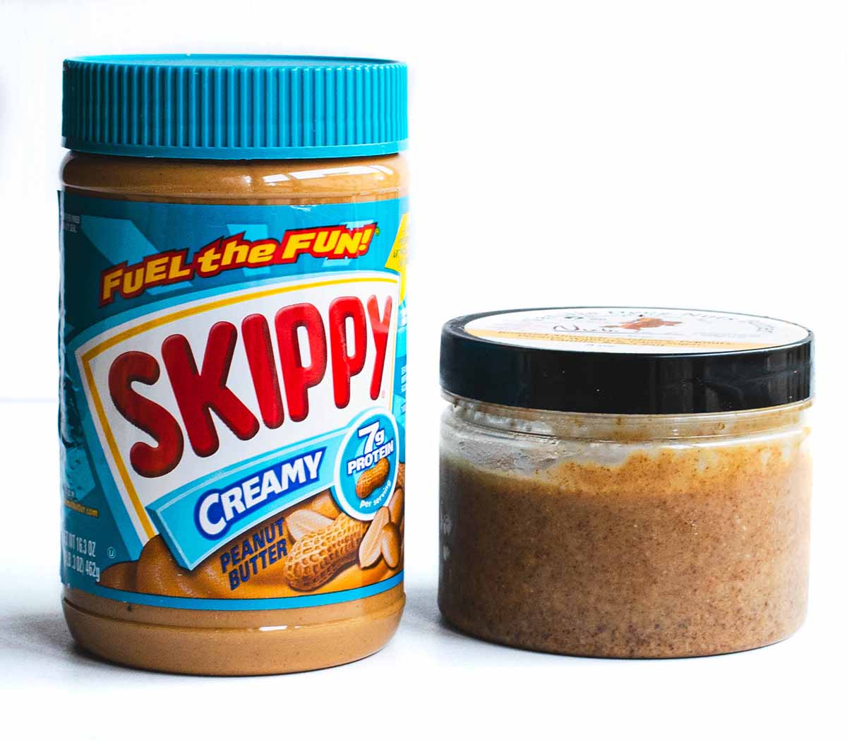 Regular creamy vs natural peanut butter