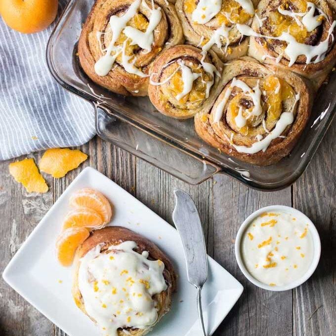 Clementine cinnamon rolls by Superman Cooks