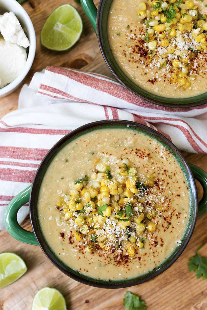 Mexican street corn soup