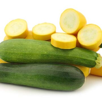 Eat in season - summer squash and zucchini are in season starting around June.
