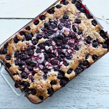 Blackberry cobbler - recipe by Homemade Food Junkie