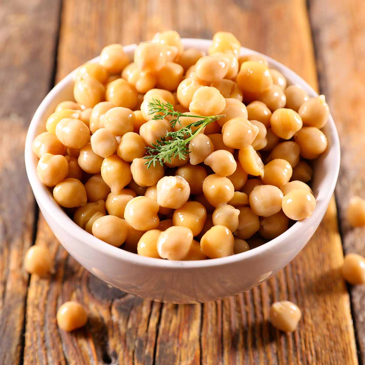 Canned chickpeas for stew to make it an easy, quick meal.