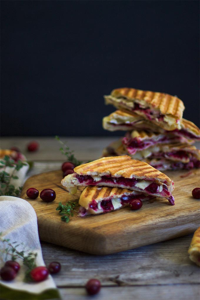 Grilled cheese with cranberries, by My Diary of Us