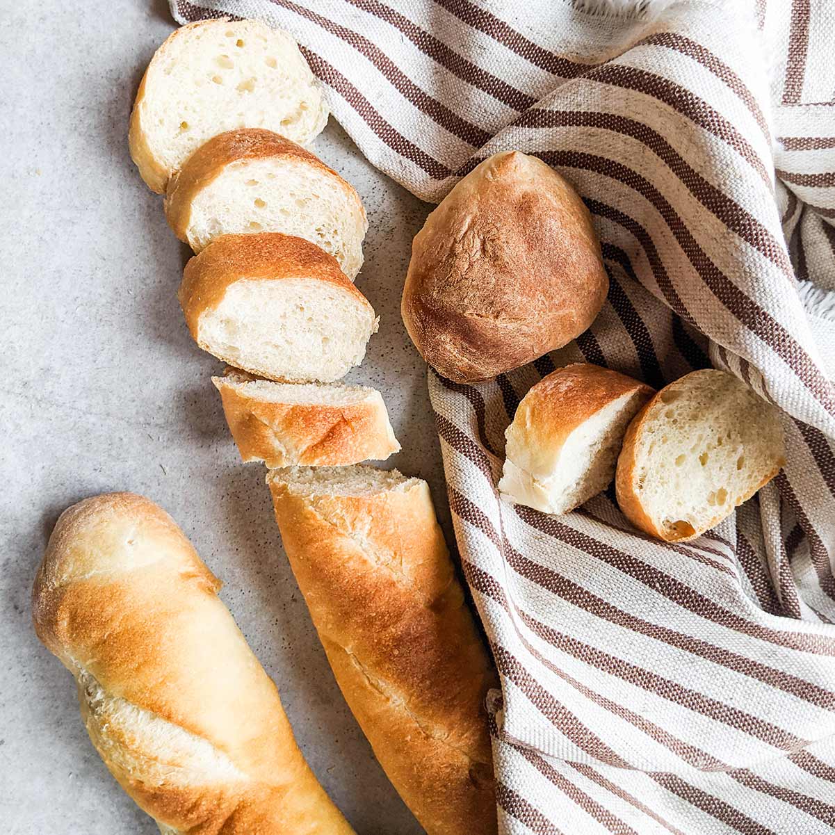 Baguettes from King Arthur Flour's cookbook review