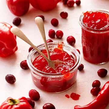 Cranberry pepper jelly recipe by Love & Olive Oil