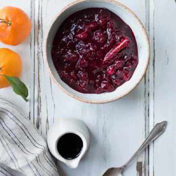 Maple cranberry sauce recipe by Bojon Gourmet