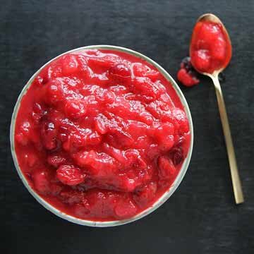 Cranberry pear sauce recipe by Heather Christo