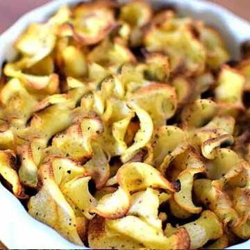 Baked parsnip chips by My Pretty Brown Fit & Eats