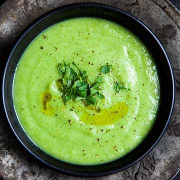 Parsnip soup with leeks & parsley by Simply Recipes