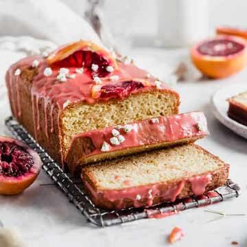 Greek yogurt blood orange loaf cake recipe by Broma Bakery