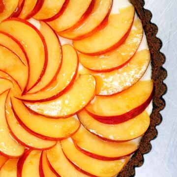 Nectarine, mascarpone, and gingersnap tart recipe by Smitten Kitchen