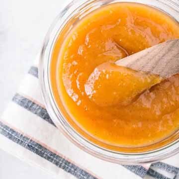Vanilla honey peach butter recipe by Nutmeg Nanny