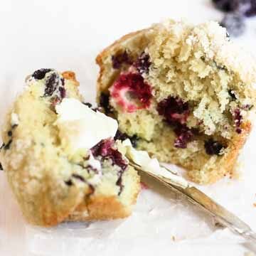 Black raspberry muffins recipe by The View from Great Island