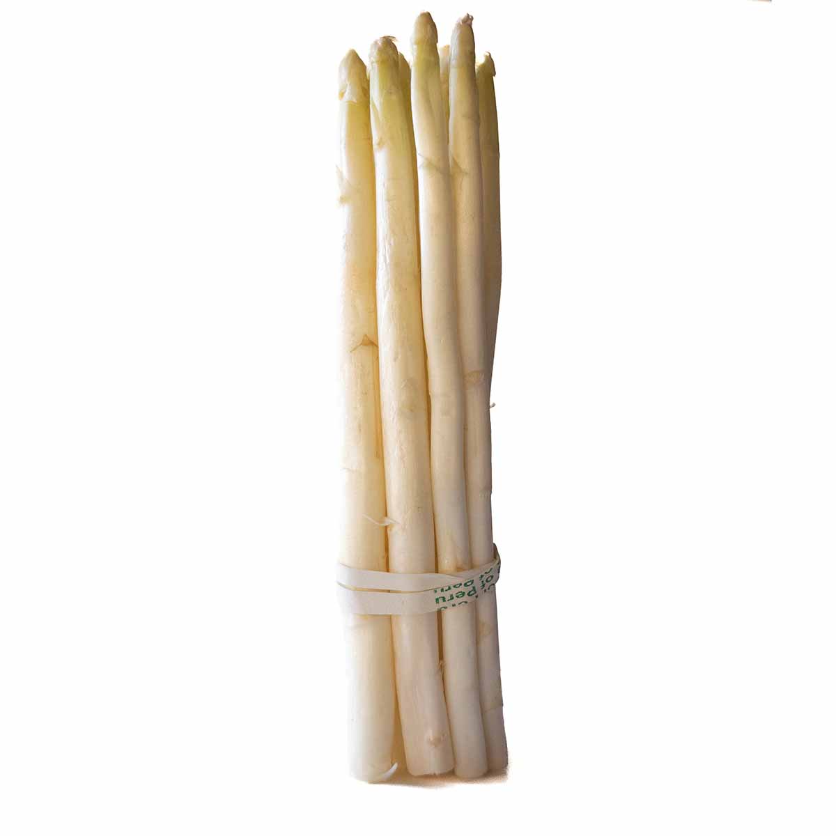 White asparagus bundle