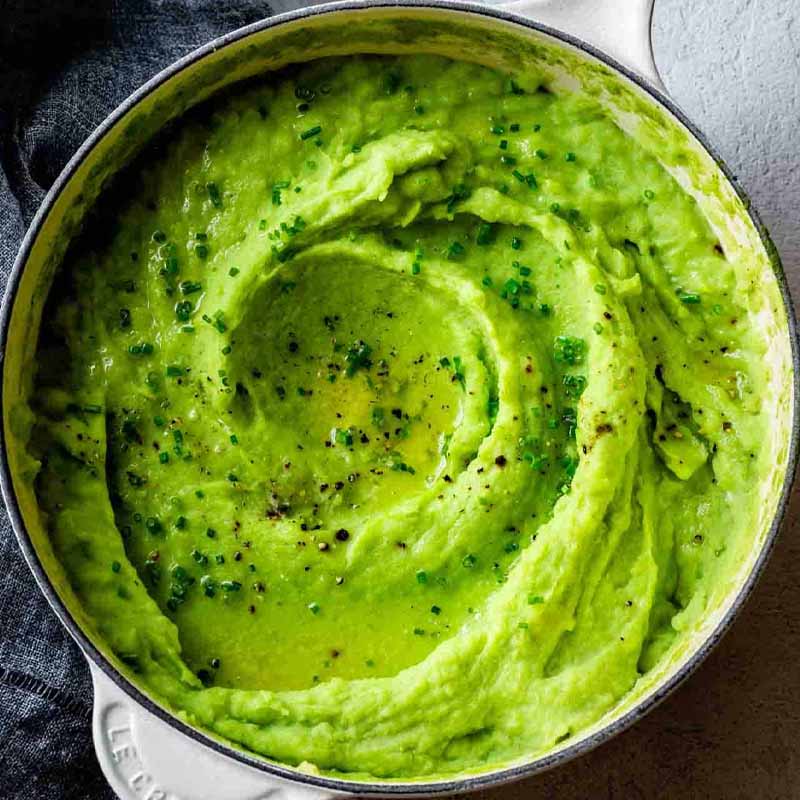 Green goddess mashed potatoes by Bojon Gourmet