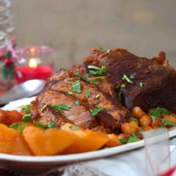 A bison roast recipe for the slow cooker by In The Kitch.