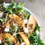 Crispy quinoa topping for the salad