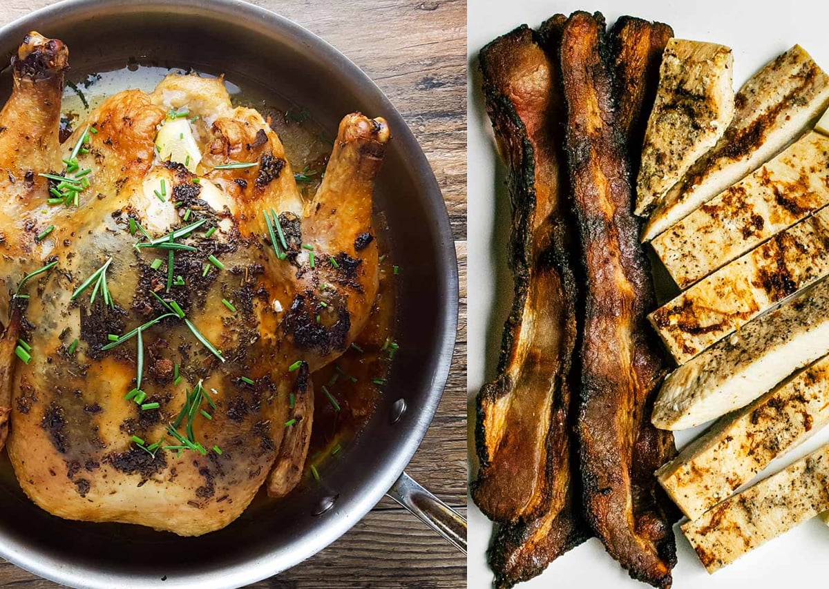 Types of chicken to use for a club sandwich, from grilled to rotisserie.